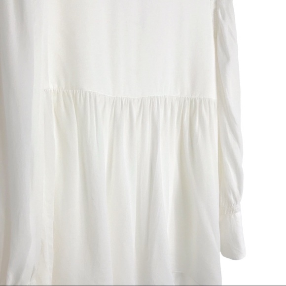 ALLSAINTS Fayre Ruffle Hem Blouse Top S - Picture 7 of 12